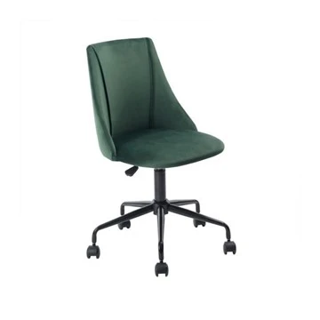 Cadair Desg Ddi-fraich Velvet