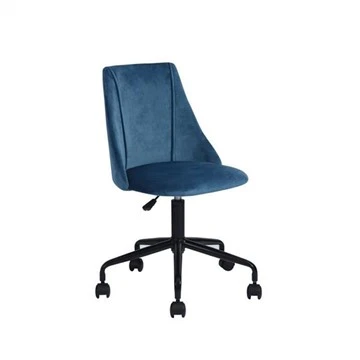 Cadeirydd Swyddfa Ergonomig Velvet Swivel