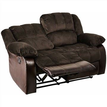 Ffabrig PU Lledr addasadwy Recliner Soffa