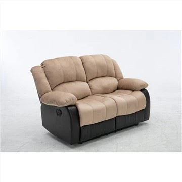 Ffabrig PU Soffa lledr gymwysadwy recliner