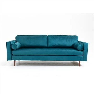 Soffa ffabrig melfed moethus modern ysgafn