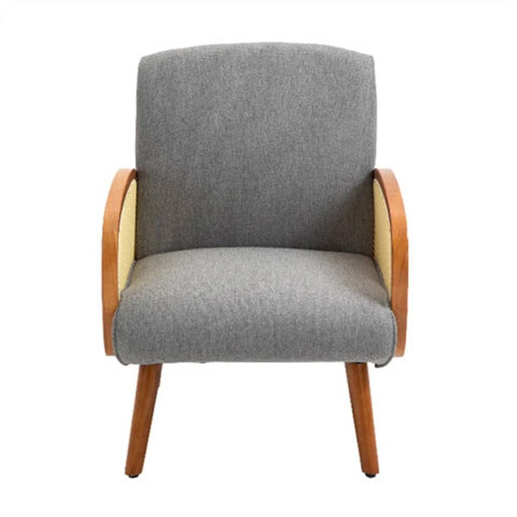 Cadair Fraich Accent Rattan Armrest chwaethus