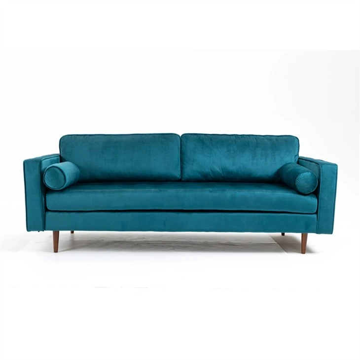 Soffa ffabrig melfed moethus modern ysgafn