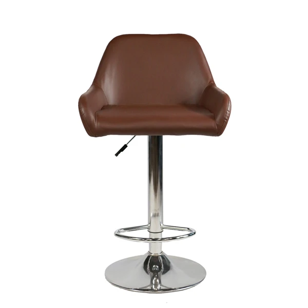 Stôlau Cownter Swivel Lledr Brown
