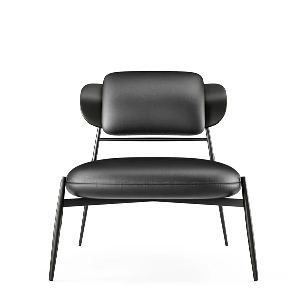 Stylished Designed Accent Cadeirydd PU Gorchudd Ant Siâp Cadeirydd Metel