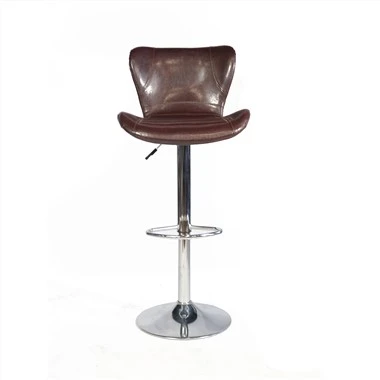 Swivel Stôl Cownter Lledr